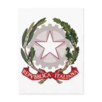 Italy coat of arms postcards