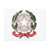 Italy coat of arms postcards