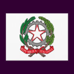 Italy Coat of Arms Postcard