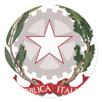 Italy coat of arms stickers
