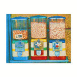 Italy Colorful 1950s Retro Nut Dispensers postcards