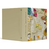 Italy (customizable) 3 ring binder