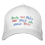 italy embroidered hat