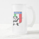 This cute panda loves fencing. Panda has his foil ready for a fencing match! This cute fencing panda shirt with a large flag of Italy is a great gift for fencers or fencing fans!