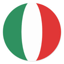 Italy Fisheye Flag Sticker by FlagAndMap Italy Fisheye Flag Sticker