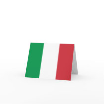 Italy Flag Cards - Card