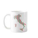 Italy Flag-hearts Map Customizable Mug by FlagAndMap Italy Flag-hearts Map Customizable Mug