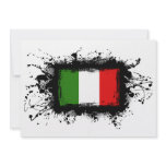Italy Flag Personalized Invitation