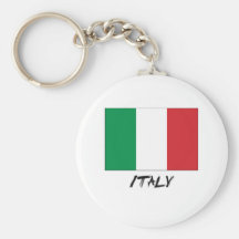 Italy Flag Key Chain