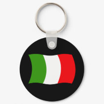 Italy Flag Keychain by livingflags Italy Flag Keychain