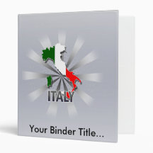 Italy Flag Map 2.0 Binder