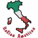 Italy Flag Map Tees, Polos embroidered shirts by GeographyTees Italy Flag Map Tees, Polos embroidered shirts