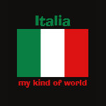 Italy Flag Map Text Ladies Baby Doll