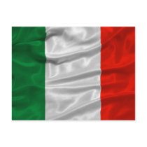 Italy Flag Postcard
