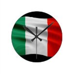 ITALY Flag Proud Patriotic Wall Clock