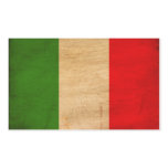 Italy Flag Rectangular Sticker