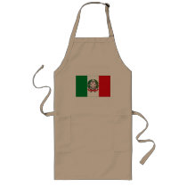 Italy Flag w COA (light) Apron by FlagTshirts Italy Flag w COA (light) Apron