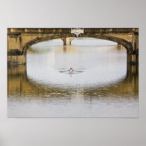 Italy, Florence, Rowing Sculls with