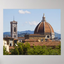 Italy, Florence, View of Florence Cathedral Print