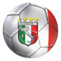 Italy Forza Azzurri Calcio Soccer Ball flag stickers by SoccerJersey Italy Forza Azzurri Calcio Soccer Ball flag stickers