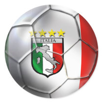 Italy Forza Azzurri Calcio Soccer Ball flag stickers by SoccerJersey Italy Forza Azzurri Calcio Soccer Ball flag stickers