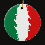 Italy Gnarly Flag ornaments by Flagnostic Italy Gnarly Flag ornaments