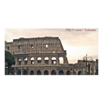 ITALY I rome I Colosseo Custom Photo Card