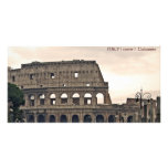 ITALY I rome I Colosseo Custom Photo Card