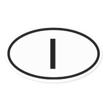 Italy "I" Stickers