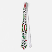Italy . italia, calico football soccer mens tie