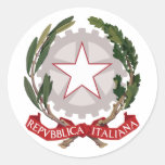 Italy, Italy Round Sticker