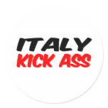 Italy Kick Ass Sticker