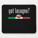 ITALY Lasagne WHITE Mousepads
