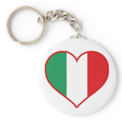 Italy Love keychains