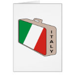 Italy Luggage Greeting Card