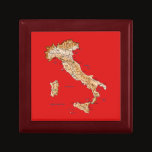 Italy Map Gift Box gift boxes by FlagAndMap Italy Map Gift Box gift boxes
