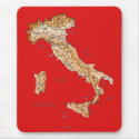 Italy Map Mousepad by FlagAndMap Italy Map Mousepad