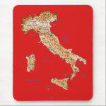 Italy Map Mousepad