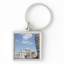 Italy, Pisa. Cathedral, baptistry and Leaning Keychains