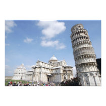 Italy, Pisa. Cathedral, baptistry and Leaning