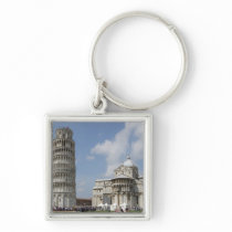 Italy, Pisa. Leaning Tower of Pisa and Key Chains