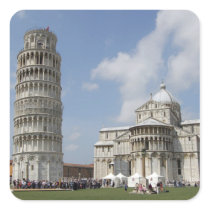 Italy, Pisa. Leaning Tower of Pisa and Square Stickers