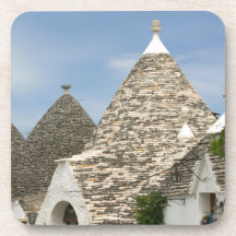 Italy, Puglia, Alberobello, Terra dei Trulli, Coasters