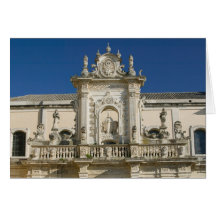 Italy, Puglia, Lecce, Piazza del Duomo, Palazzo Card
