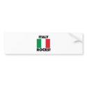 Italy Rocks bumper stickers by flagshirt Italy Rocks bumper stickers