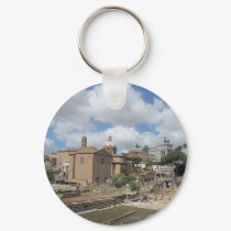 Italy, Rome - Roman Forum photo keychains by gothicarts Italy, Rome - Roman Forum photo keychains
