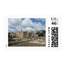 Italy, Rome - Roman Forum photo postage