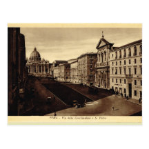 Italy, Rome,St Pater's Basilica Postcard