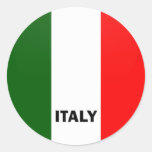 Italy Roundel quality Flag Round Sticker