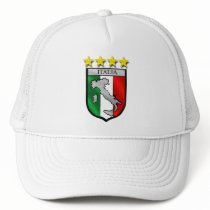 italy shield Italy flag italia map hats